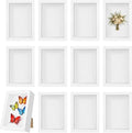 SHENLIU 12 Pack 4 x 6 Inches Shadow Box Frame, Small Wood Frame Memory Display by Unknown