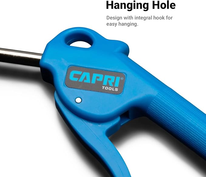 Capri Tools 5 in. and 12 in. Air Blow Gun Kit with Rubber Tips