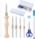 2 Sets Punch Needle Kit with Storage Box, Adjustable Tool with by Unknown