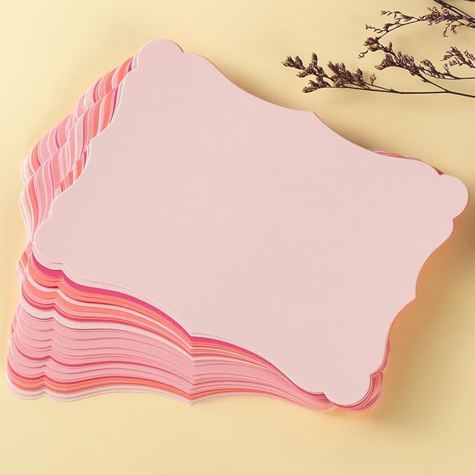 50 Pack Blank Kraft Greeting Cards, 5 Colors, 5x7IN | Thick Cardstock Paper - Image 3