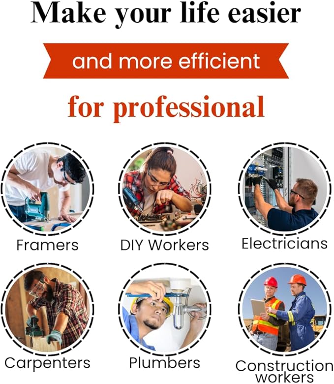 2 Inch Wide Leather Tool Belt for Men Work | Adjustable Oil tanned Belt | Carpenters, Electricians, Contractors