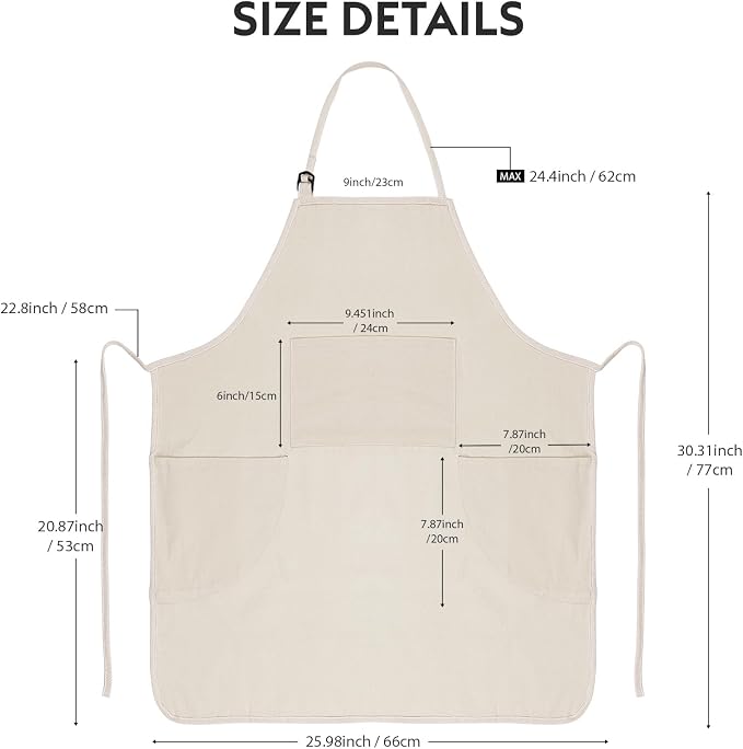 KEVIN&SASA CRAFTS Painting Apron - Image 2