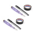 Fielect 3 Suit Circuit Tester Pen Assortment, Voltage Tester Detector Pen with Small Utility Knife, 5m Electrical Tape, 100-500V