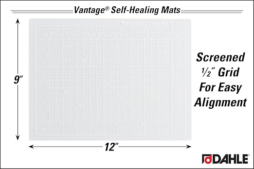 Dahle Vantage 10680 See-Through Premium Self-Healing Cutting Mat, 1/2" Grid - Image 3
