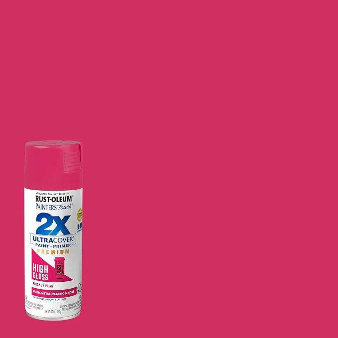 Rust-Oleum Painter's Touch 2X Ultra Cover Spray Paint, Prickly Pear | Indoor - Image 2