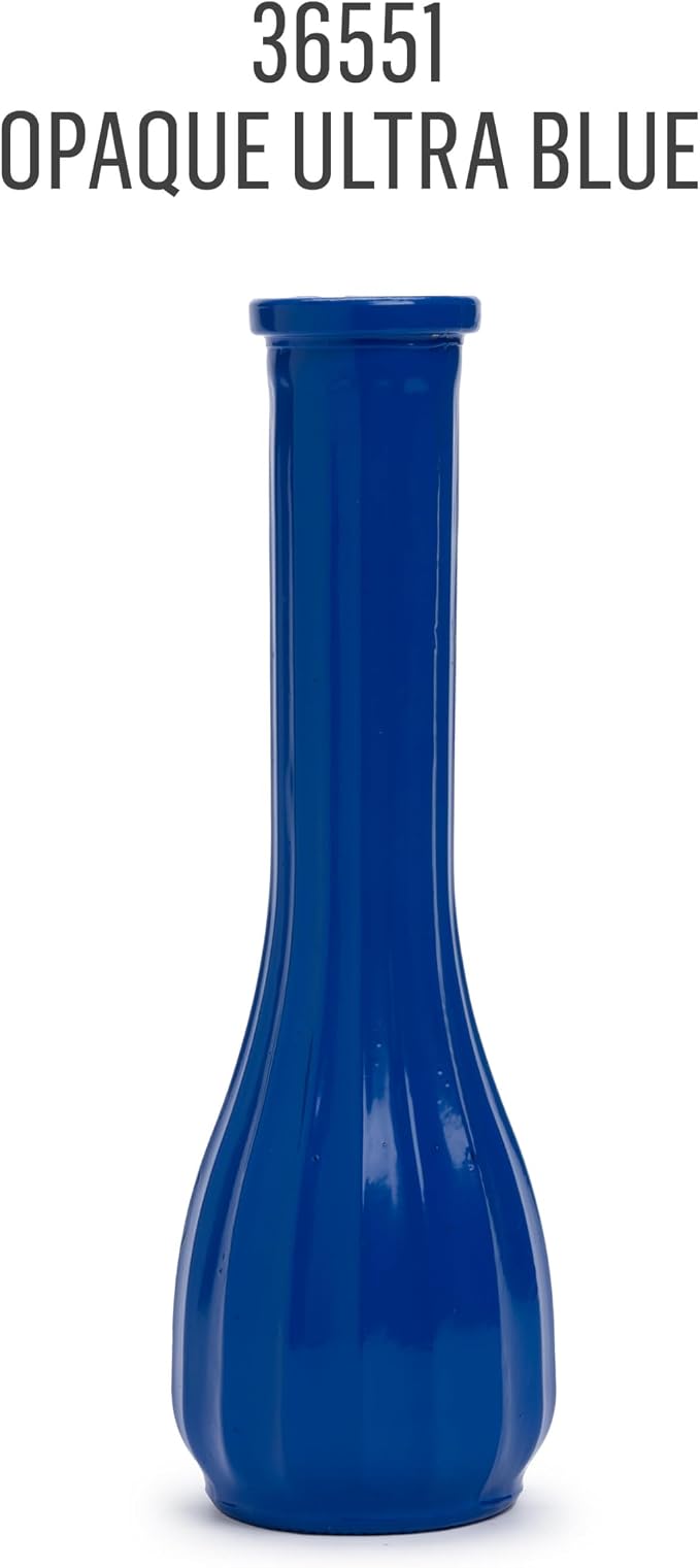 FolkArt Murano Opaque Acrylic Glass Paint, Ultra Blue, 2 fl oz - Image 2