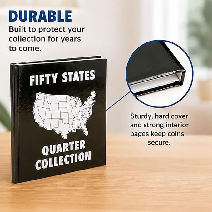 Current Collector 50 States Quarter Album 1999-2009 Hard Cover - Image 4