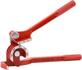 Tube Bender 3-in-1 Tubing Pipe Bender for Soft Copper, Aluminum, Metal, Pipe Bender 180° (1/4" 5/16" 3/8" Red)