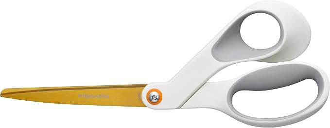 Fiskars SoftGrip Titanium Scissors, Stainless Steel Blades by Unknown