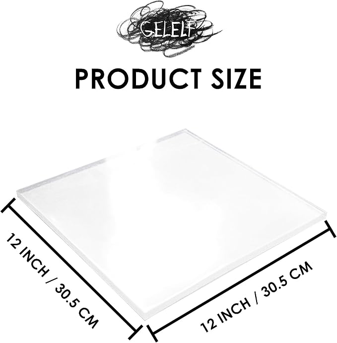 GELELF Upgraded Gel Printing Plate 12"x12" - Image 2