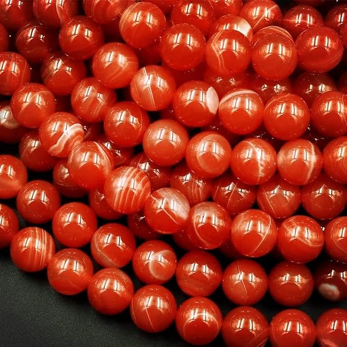 Zenkeeper 108 Pcs Carnelian Beads - Image 3