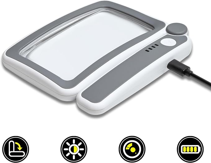 Rechargeable LED Magnifying Glass - Image 2