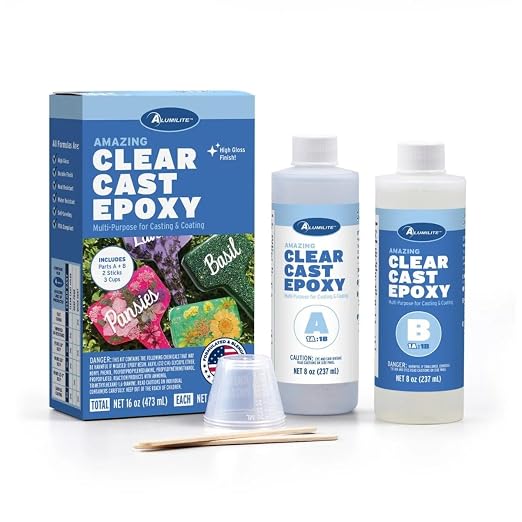 Alumilite Amazing Clear Cast Epoxy Resin Kit 16 Oz by Alumilite