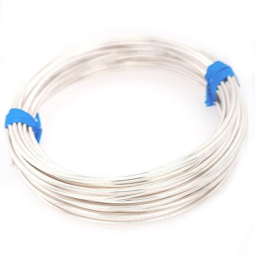 CRAFT WIRE 20 Gauge, 925 Sterling Silver Wire Half Hard Made in USA - 15FT | - Image 5