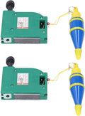 2Pcs Plumb Bob Setter Magnetic Wire Hammer 5M Magnetic Plumb Rite Setter Leveling Test Device Measure Tool