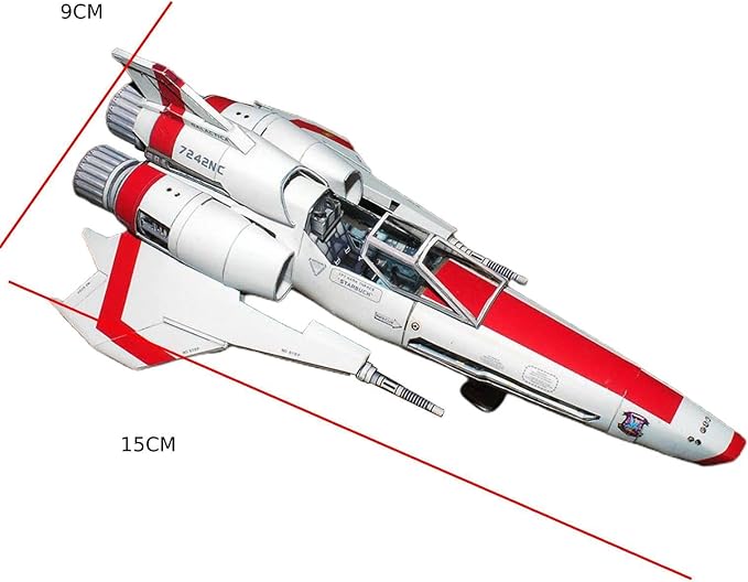 2X Galactica MK2 Ship 3D Model Kit Spaceship DIY - Image 2