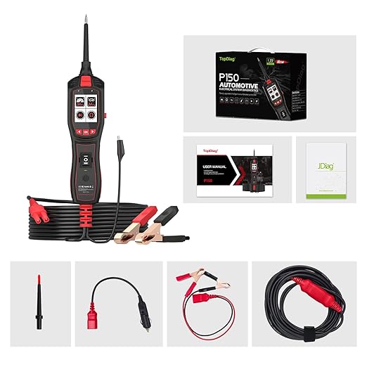 Electrical Tester for 6V-30V Cars, Short Circuit Breaker Finder Tool, Automotive Circuit Tester, Voltage Tester, P150