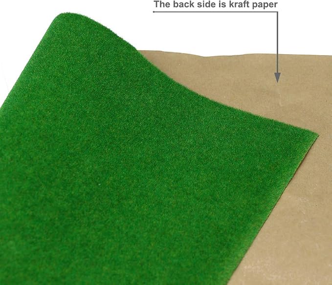 CP137 Artificial Model Grass Mat Trains Green 40x100cm or 15.7'' x 39'' - Image 3