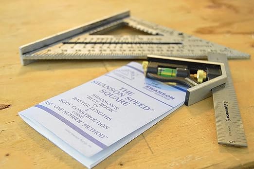 SWANSON S0101CB Speed Square Layout Tool with Blue Book and Combination Square Value Pack