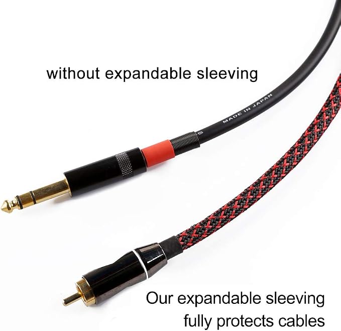 100ft - 1/2 inch PET Expandable Braided Sleeving – BlackRed – Alex Tech Braided - Image 2