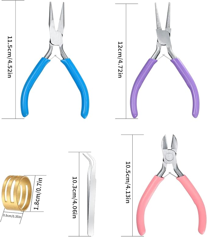 3 Pcs Jewelry Pliers Set - Image 2