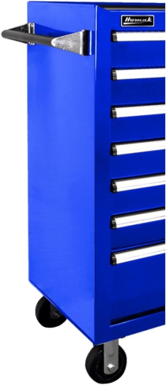 Homak H2PRO Series 72-Inch 21-Drawer Rolling Cabinet,