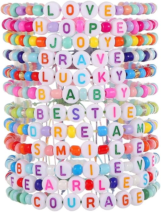 Heishi Surfer Clay Bead Bracelets Set by RINTOLER