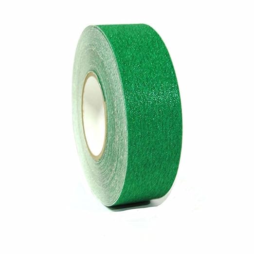 GGR Supplies T.R.U. NST-20C Green Non-Skid Tape 3 in. Wide x 60 ft. Length Safety Way 60 Grit Anti Slip Traction Tape 32 Mil No Slip