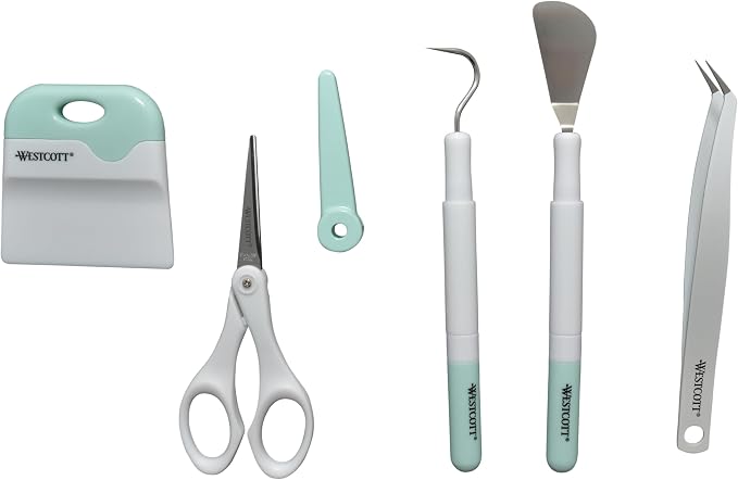 Westcott 6-Piece Die Cutting Set, Precision Tool Kit by Westcott