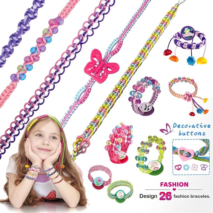 BOLVISEP 2-in-1 Friendship Bracelet Making Kit - Image 4