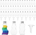 Pafeooui 45 Pack 2.5 Oz Plastic Sand Art Bottles by Unknown