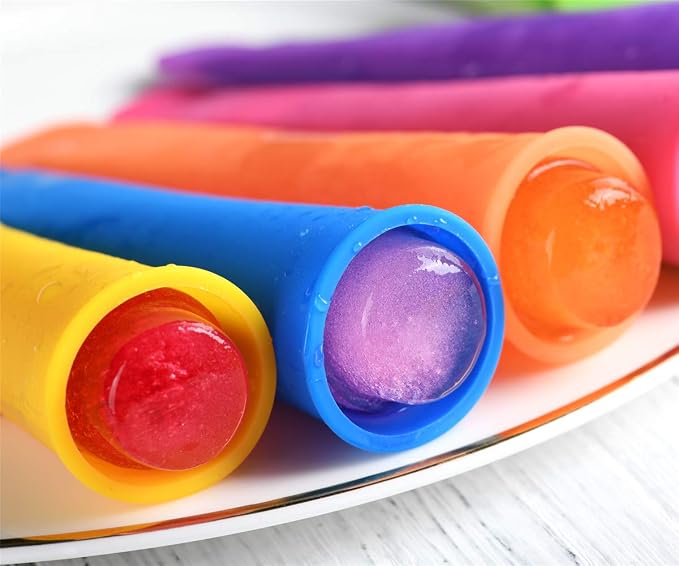 Silicone Ice Pop Molds, Popsicle Maker Molds, 8 Vibrant Colors - Image 7