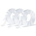 3 Rolls Double Sided Tape, Nano Tape, Transparent Adhesive Tape, Traceless by SUTOUG