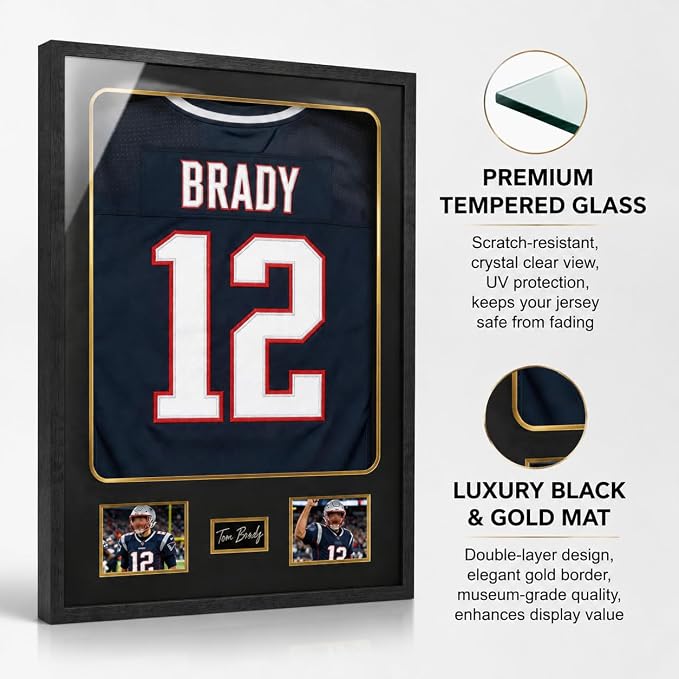 IHEIPYE Jersey Frame Display Case 3 Pack - Image 4