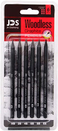 YYMIYU Full Graphite Pencils set 6 Piece.HB/2B/4B/6B/8B/EE by YYMIYU