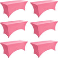 6-Pack 6ft Spandex Table Covers by Unknown