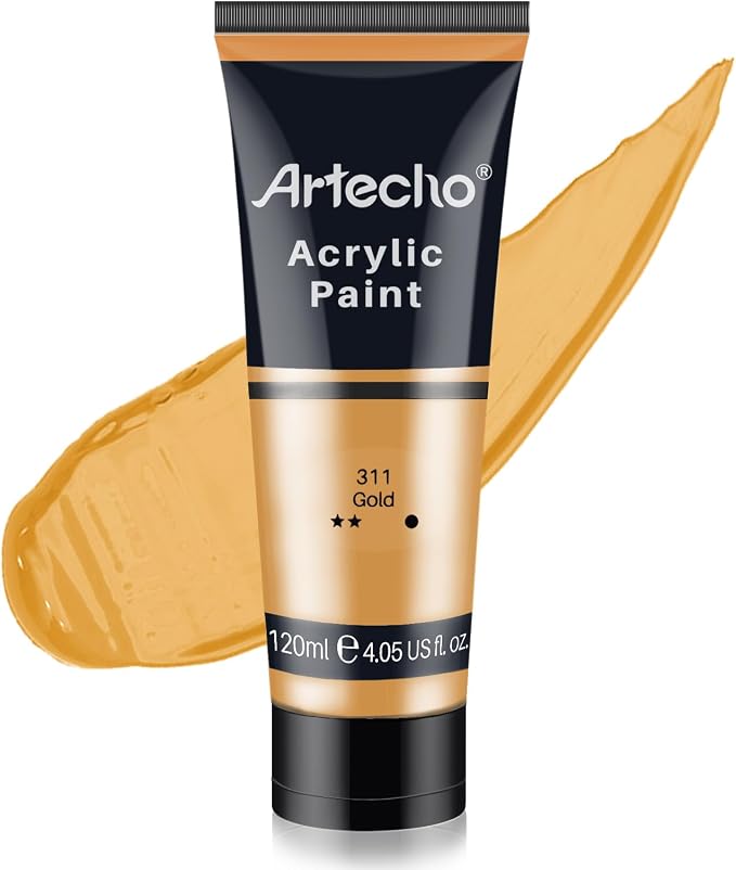 Artecho Gold Acrylic Paint, Art Craft Paints by Artecho