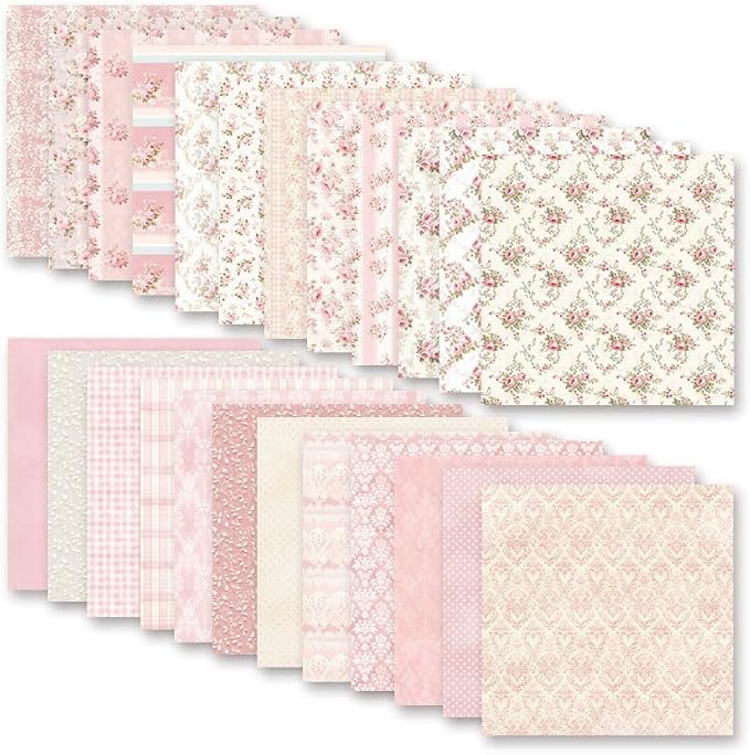 Scrapbook Paper & Scrapbooking Supplies, Shabby Chic Craft Sheets - Image 6