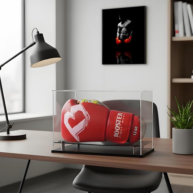 Boxing Glove Display Case, Self-Assembly Acrylic Display case - Image 4