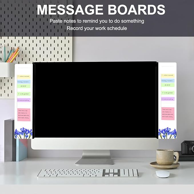 Office Desk Accessories 2pcs Multifunction Computer Monitor Memo Board - Image 6