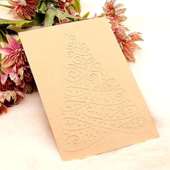 6 Pcs Embossing Folders for Card Making Embossing Stencil Template DIY Plastic - Image 6