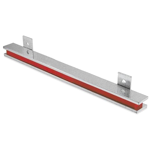 Master Magnetics 13" Magnetic Bar Tool Organizer - Easy to Install Magnet Storage Holder for House, Garage, Shed, or Job Site - Nickel Plate Finish