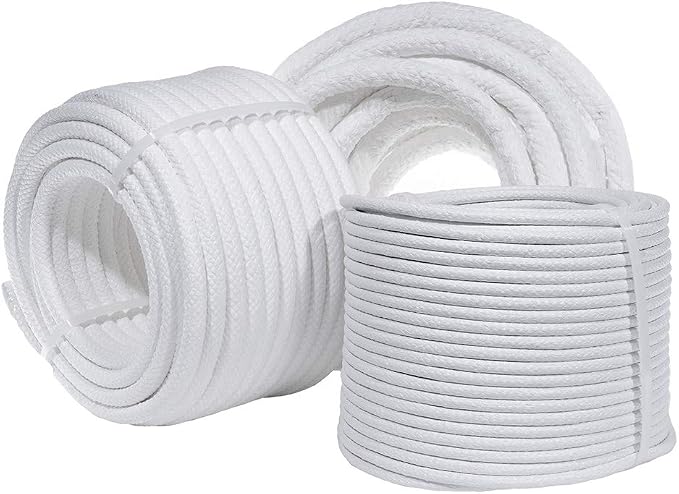 Coiling Cord, 1/4 Inch, 50 Feet, Basket Weaving by CraftCounty