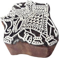 Royal Kraft Wooden Stamps DIY Fabric, Henna Printing Blocks THDtag093 by RoyalKraft