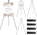 RRFTOK 4 Pack 63 in Sign Easel Stands, Instant-Fold Tripods by RRFTOK