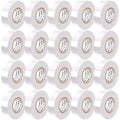 OHLECTRIC Professional Grade Vinyl Electrical Tape (20 Pack) White - 7 Mil Thick Flame-Retardant, Heat & Weather Resistant 3/4 Inch x 60 Feet | Ideal for Contractors & Electricians