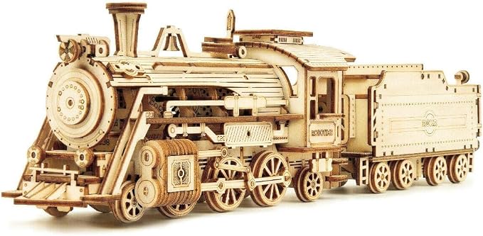 ROKR Model Car Kits Wooden 3D Puzzles Model Building Kits by ROKR-InterestingSmartPuzzleToys