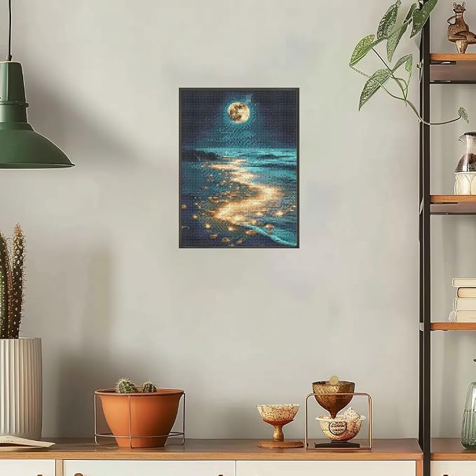 Naykow Moonlit Beach Diamond Painting Kits - Image 5