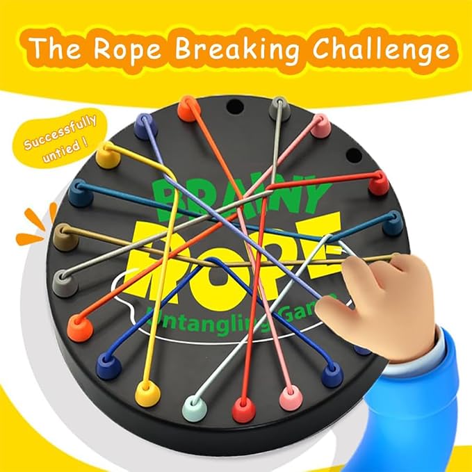 Rope Untangling Game, Brain Knots Game Strategy Thinking - Image 4