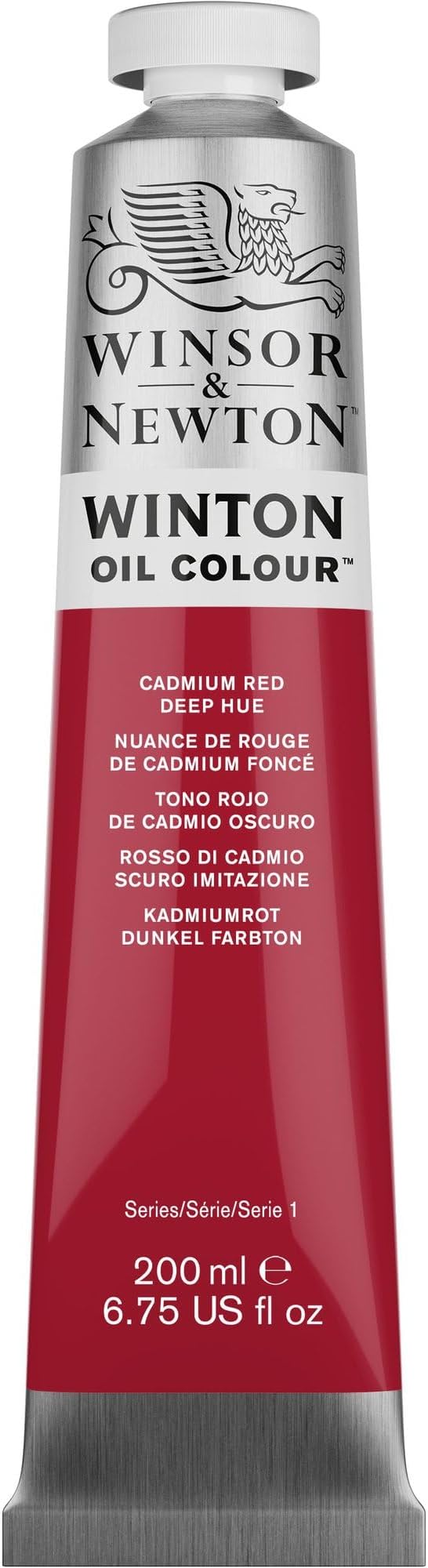 Winsor & Newton Winton Oil Color, 200ml Tube, Cadmium Red Deep Hue - Image 12